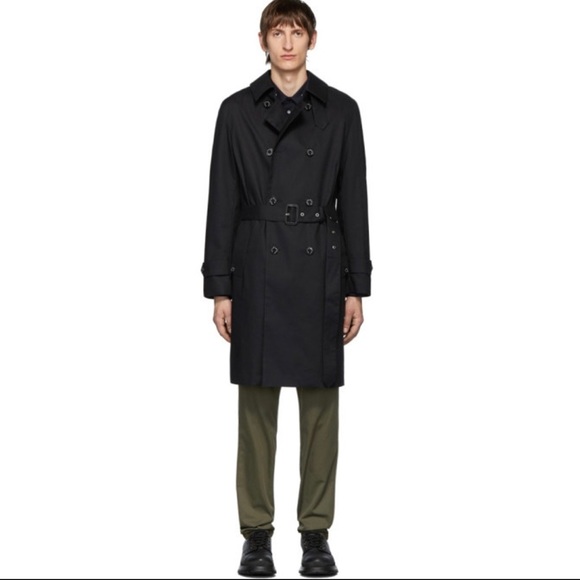 Mackintosh Monkton Black Raincoat Overcoat F/W 2020 NWT